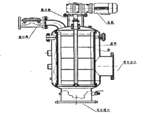 电子行业单袋式过滤器原理图